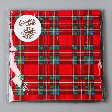 Paper “Cells” napkins, in a set of 20 pcs.-5