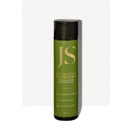 Amino acid shampoo without sulfates for dry hair, 270 ml