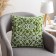 Decorative pillowcase 40x40 cm, Pattern Green, 100% cotton