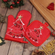 Kit. set 2 pr. 17*17 cm, mittens. 26*16 cm, 100% p/e