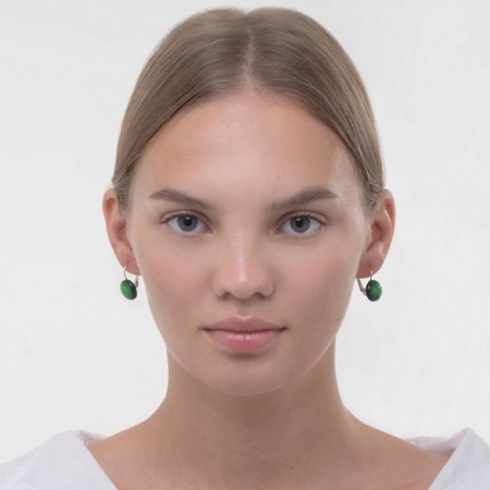 Earrings Assorted "Circle Vignet" Donation, Mix color-3
