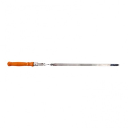 Shampoo flat Palisad Camping, 620x14x2 mm with a wooden handle