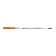 Shampoo flat Palisad Camping, 620x14x2 mm with a wooden handle