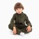 Overalls for a boy, khaki color, height 104-110 cm