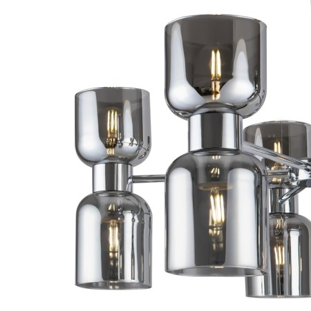 Suspended lamp Freya Fr5203PL-10CH1 SAVIA, 700x700x510 mm, E27, 10x60W, chromium color-2