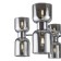 Suspended lamp Freya Fr5203PL-10CH1 SAVIA, 700x700x510 mm, E27, 10x60W, chromium color