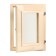Window, 40x30 cm, double glass, linden, outer opening