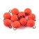 Cargo Cheburashka painted collapsible Yaman 10 pcs., 3 g, orange