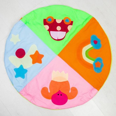 Developing rug with arcs "Travel", 85x85 cm, Baby me-3