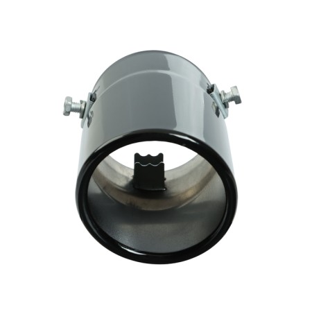 Duffer for a muffler 13.5 × 7.5 cm, planting 60 mm, beveled, black glossy-6
