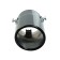 Duffer for a muffler 13.5 × 7.5 cm, planting 60 mm, beveled, black glossy