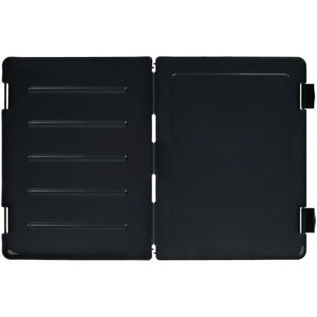 A4, 230 x 305 x 23 mm folder, black metallic-3