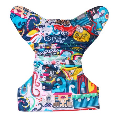 Reusable diaper "ocean"-8