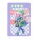 Notebook Gift Book 96l, line, with a knife, cut with a pattern of the cover, anime (12.9x9cm) 10539