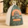 Bath cap with print "Born to win 23.02"
