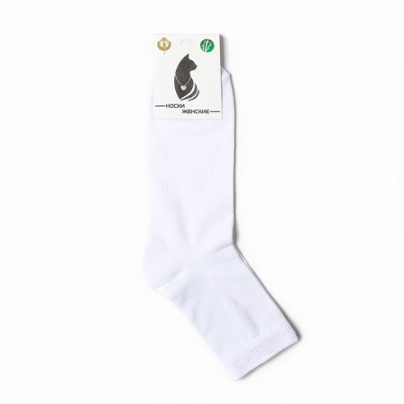 Women's socks, white color, size 25-27-2