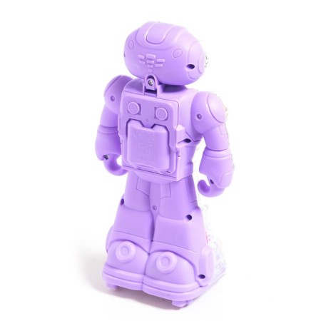 Musical robot "Robbie", Russian voiceing, light effects, purple color-2