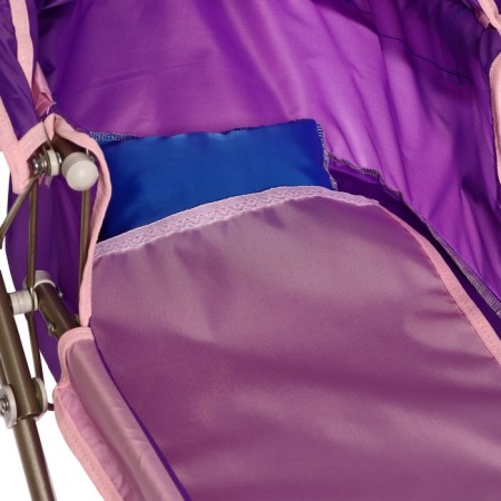 Puppet stroller No. 14, lilac color, light/dark-7