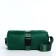 Youth bag with zipper, green color