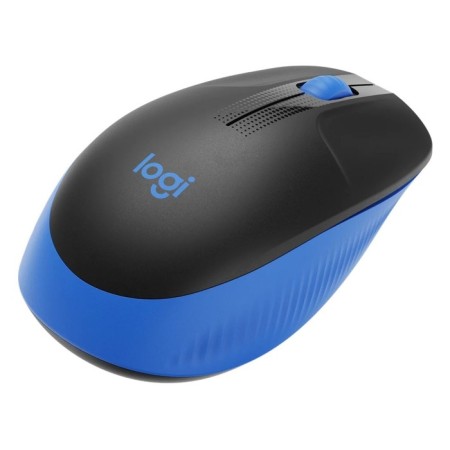 Logitech m191 Black/blue optical (1000dpi) wireless USB (2but)-3