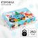 Gift box "New Year" 16x23x7.5 cm, blue tractor