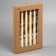 LED candle wax "classics", 2x27 cm, AAAX2 (not in the set), set 6 pcs, t/white