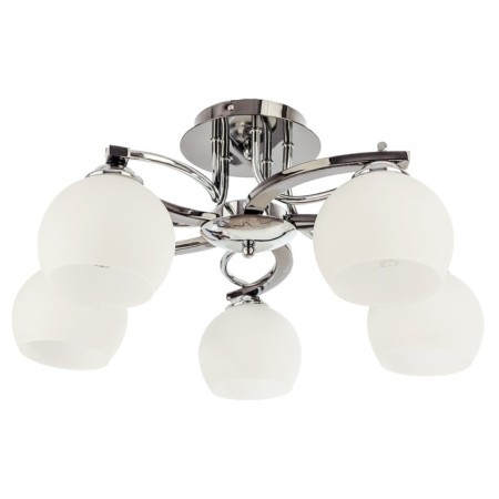 Lamp Ceiling Economy light 50421/5cr+ZZH WT, 5x60W, E27, 25x50x50 cm, chromium color