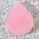 The sponge frame is flat "love", increases when getting wet, the color is pink