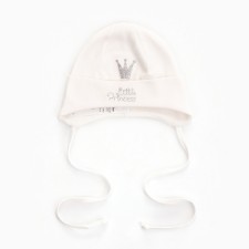 Children's hat, milk color, size 38-40