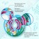Circle of children's neck, for bathing, "mermaid", from 1 month, two -chamber, with rattles