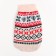 Sweater knitted with ornaments, size L (DS 26, OG 32-42, Osh 22-32 cm), beige