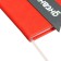 Universal diary for grades 1-11 Lenta, solid cover of artificial leather, applique, silkography, liesse, 48 sheets, red
