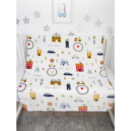 Плед детский Baby Nice «Весёлые гонки», размер 100x118 см-7