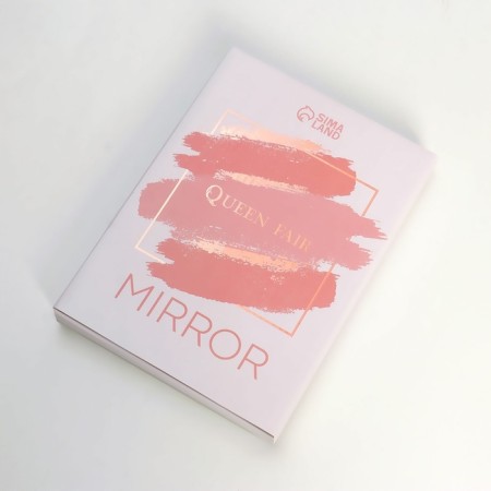 Mirror desktop, mirror surface 15 × 17.5 cm, golden color-6