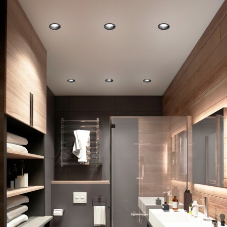 Introductive Lamp Feron DL362, IP20, G5.3, 50 W, 92x92x40 mm, Black Color Black-9