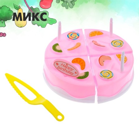 Game set for cutting Mini Tortik with accessories, mix-6