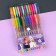 Ballic handle with sparkles, 24 colors, cold heart
