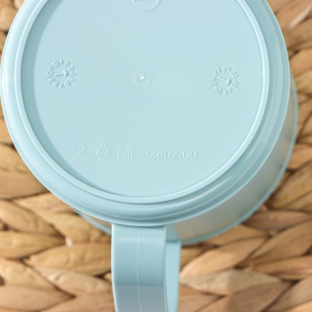 Picnic mug, 400 ml, 10.9 × 8.1 × 10.1 cm, the color of the Clean-blue-3