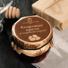 Cedar nuts in cedar syrup, 160 g.