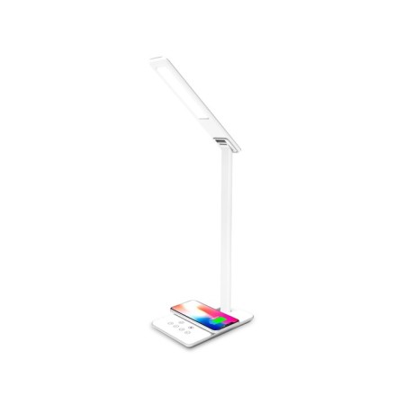LED desktop lamp with wireless charging and USB port Ambrella Light, Desk, De581, LED, 6 W, 180LUM, White Color