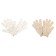 Garden gloves, x/b, knitting grade 10, 6 threads, size 9, without coating, white