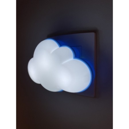 Non-light nightlight NN-605-LS-W into a socket with a light sensor, white color-5