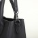 Women's bag with lightning, textura, average size, color gray