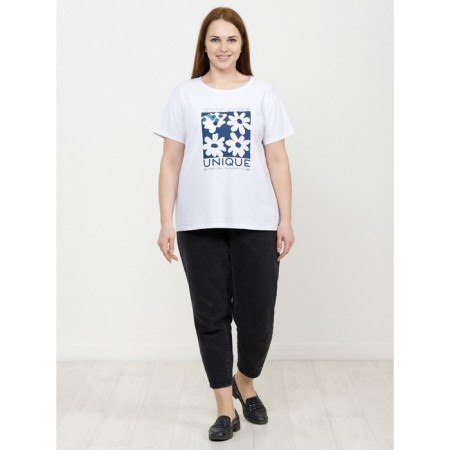 Female T -shirt, size xxl, white color-2