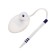 Ballpoint pen on the self -adhesive stand attomex 0.7 mm, shift rod, blue ink, plastic spring