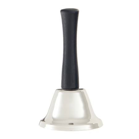 Metal bell, desktop call "Shine", 12 x 6.5 cm, silver-1