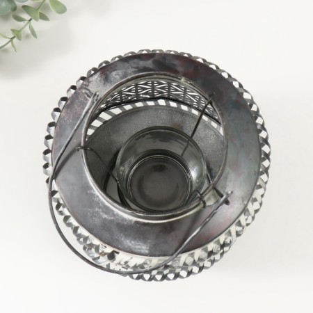 Summary metal per 1 candle "Patterns" d = 5 cm 16.5x16.5x22 cm-4