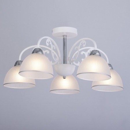 Laura Lura 5x60W E27 White, chrome 59x27x20cm-1