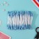 Blue cotton sticks 100 pcs in p/floor package