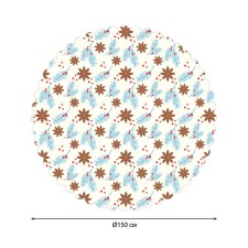 The tablecloth “spicy cloves”, round, Saten, d = 150 cm